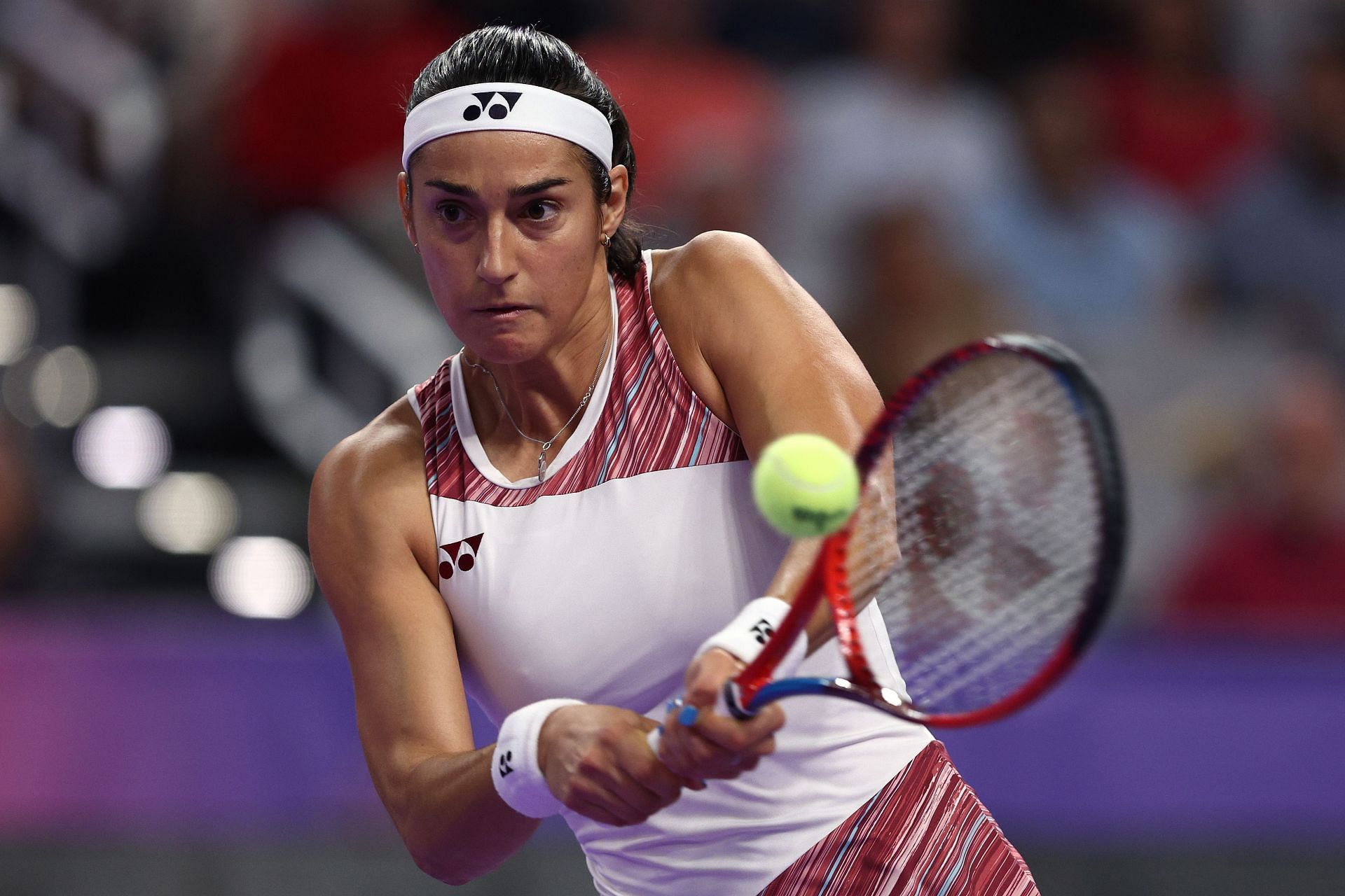 Caroline Garcia at the 2022 WTA Finals.