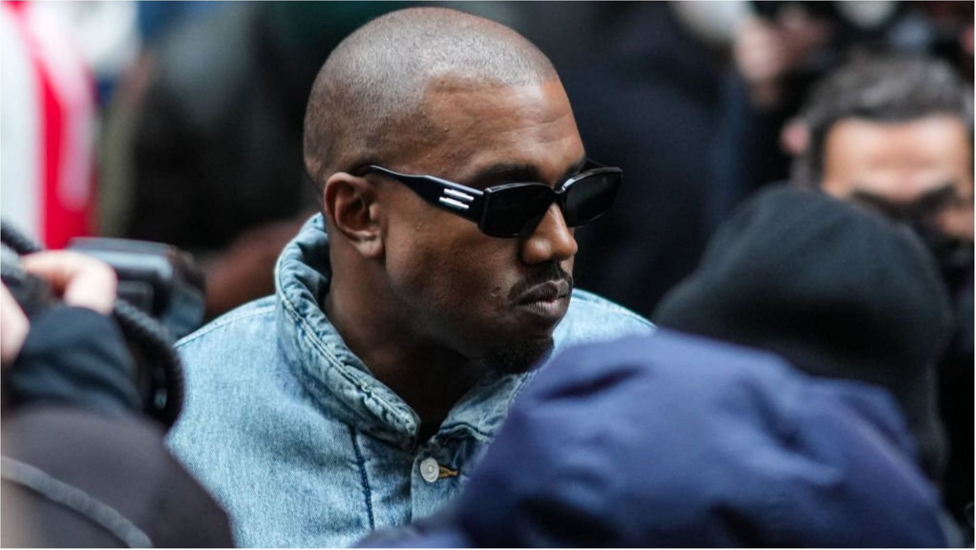 Kanye West&#039;s net worth decreased after his partnership with Adidas ended last month (Image via Edward Berthelot/Getty Images)
