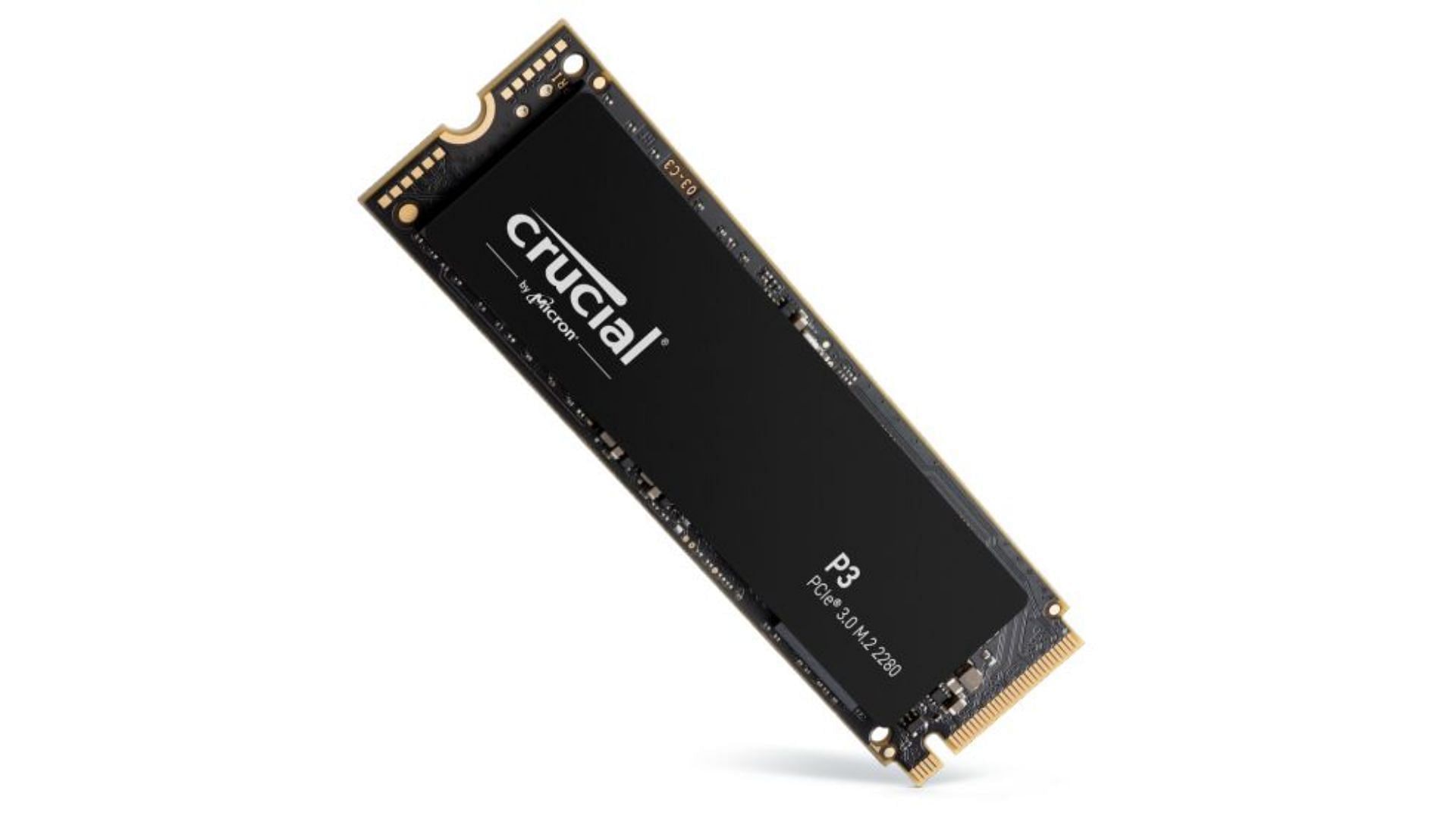 The Crucial P3 NVMe SSD (Image via Crucial)