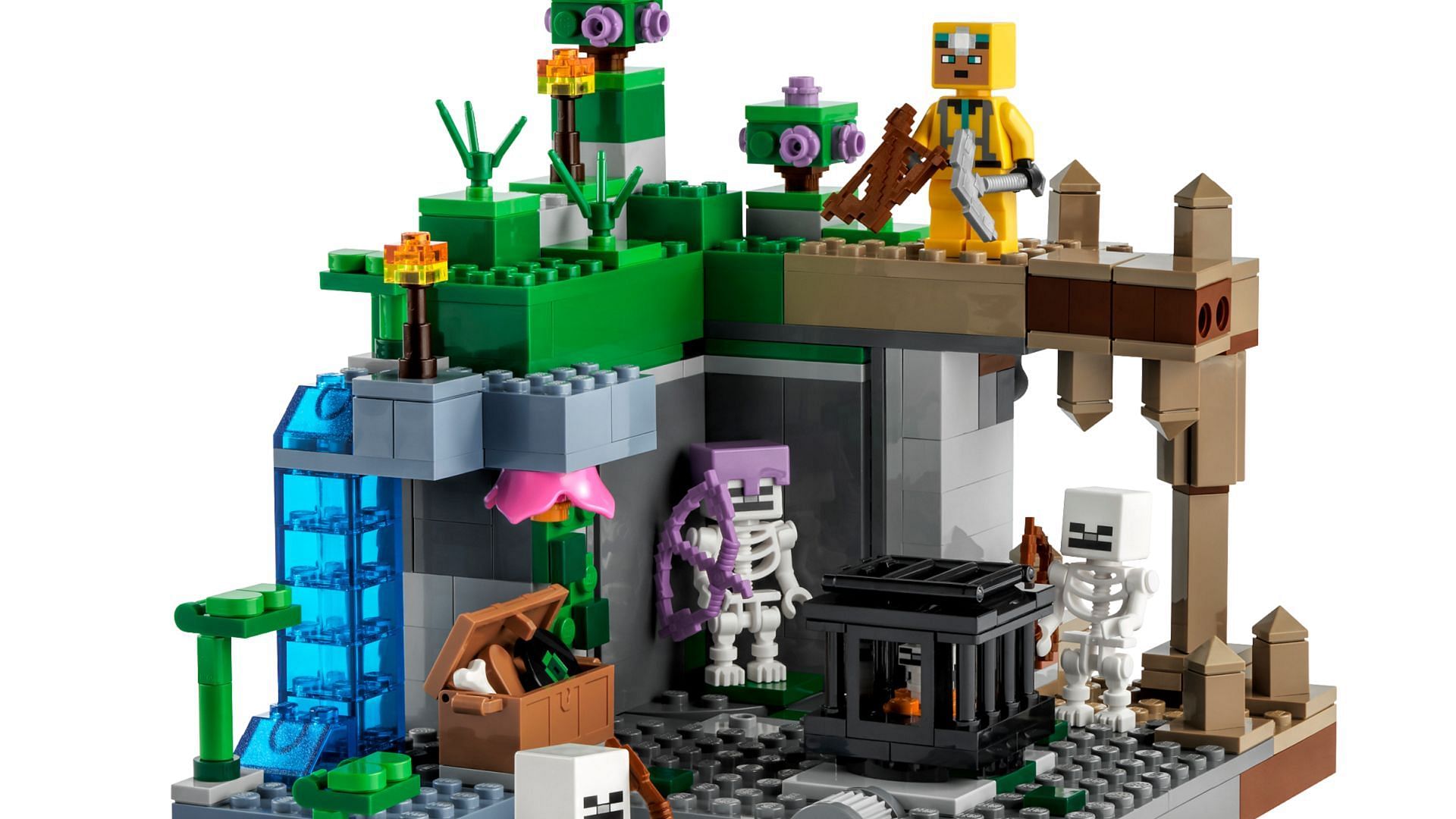 Lego and Minecraft have banded together for some great merchandise (Image via Mojang/Lego)