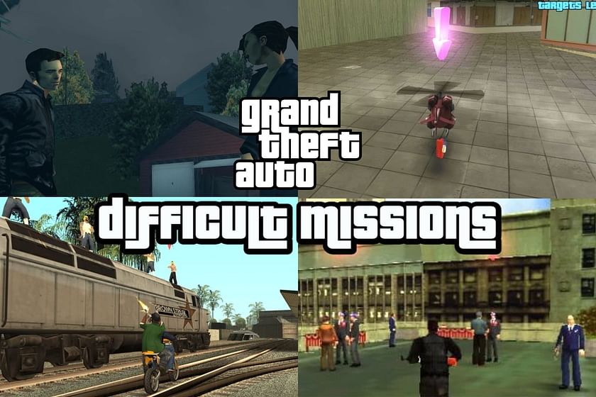 5 most difficult missions in 3D Universe GTA games