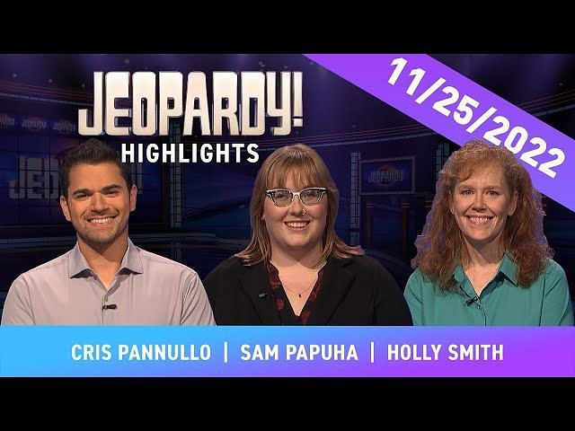 Who Won Jeopardy! Tonight? November 25, 2022, Friday