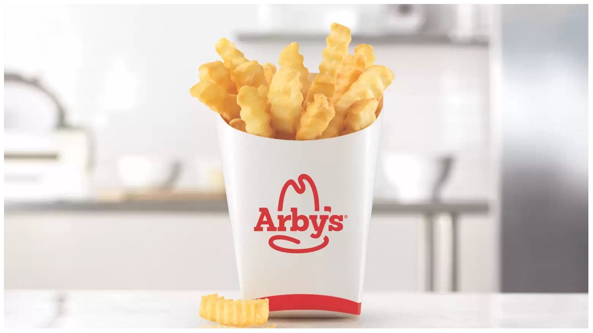 a small serving of Crinkled fries (Image via Arby&#039;s)