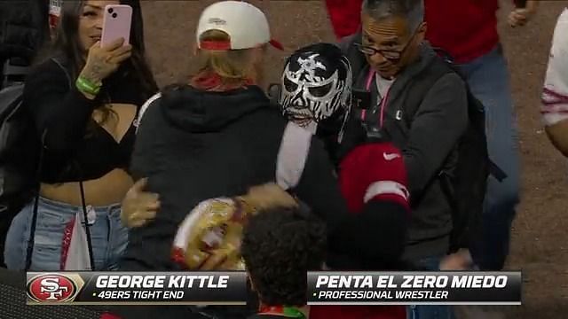 49ers' George Kittle explains connection to wrestler Pentagon Jr.