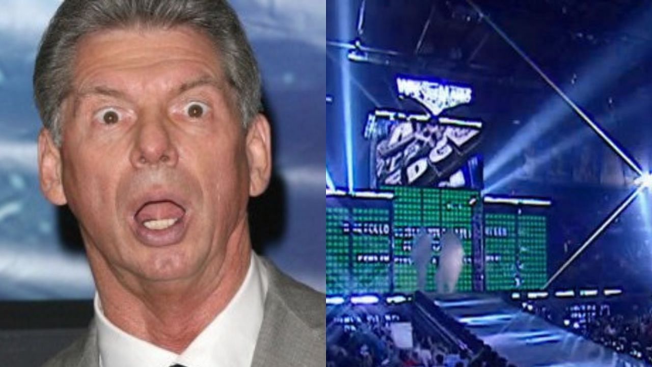 Vince almost had a very different match at the show