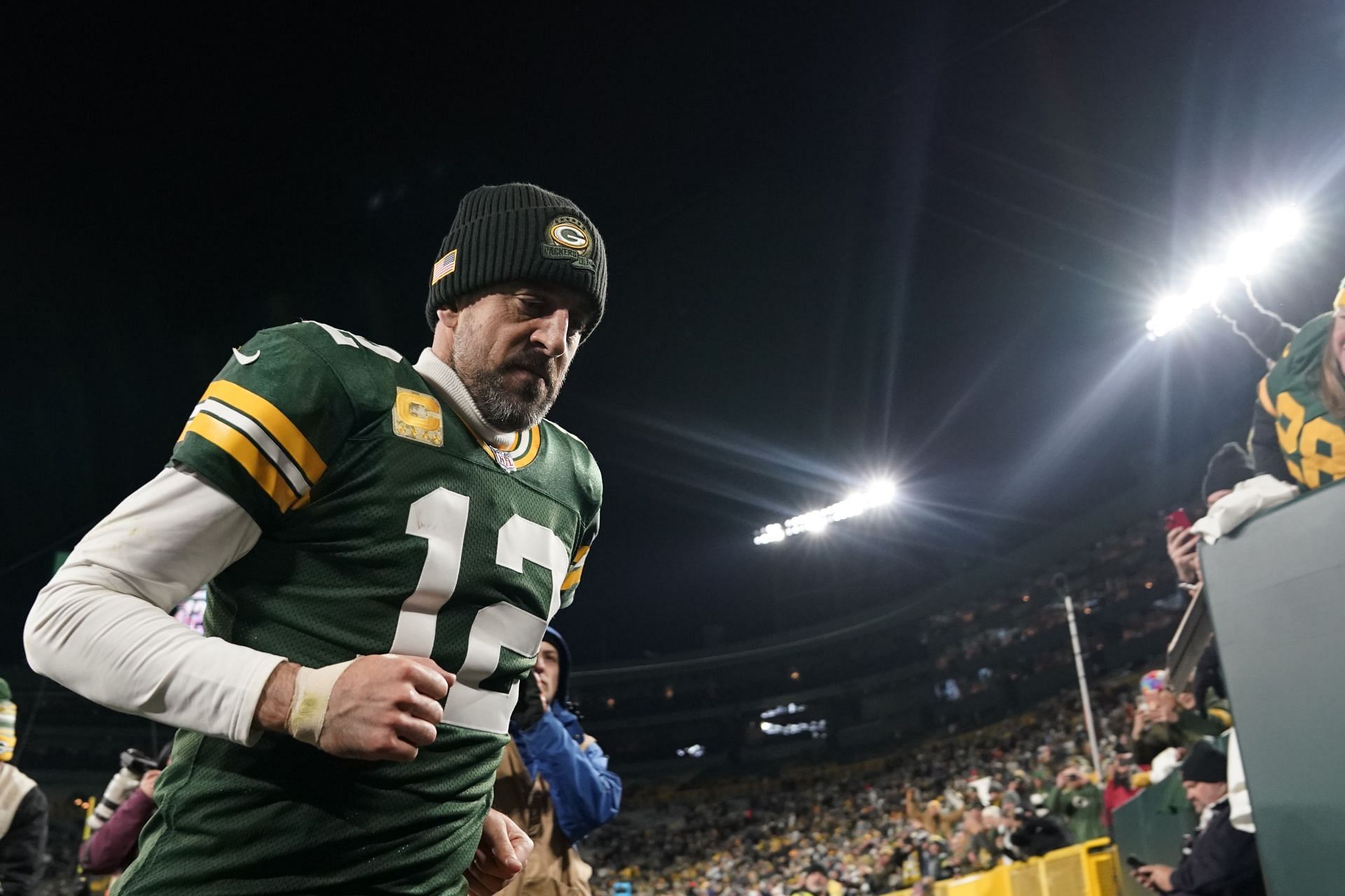 Fans react to Packers' victory over Dallas Cowboys at Lambeau Field