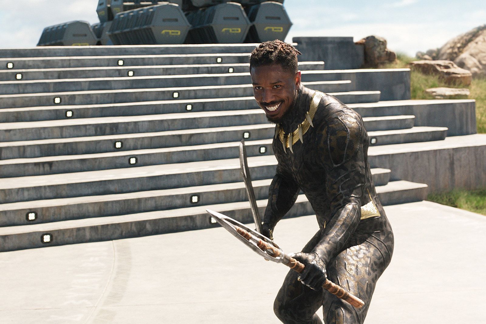 Michael B. Jordan as Erik Killmonger in Black Panther (Image via Marvel)