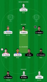 DCS vs VTV Dream11 Prediction Team, Head To Head League