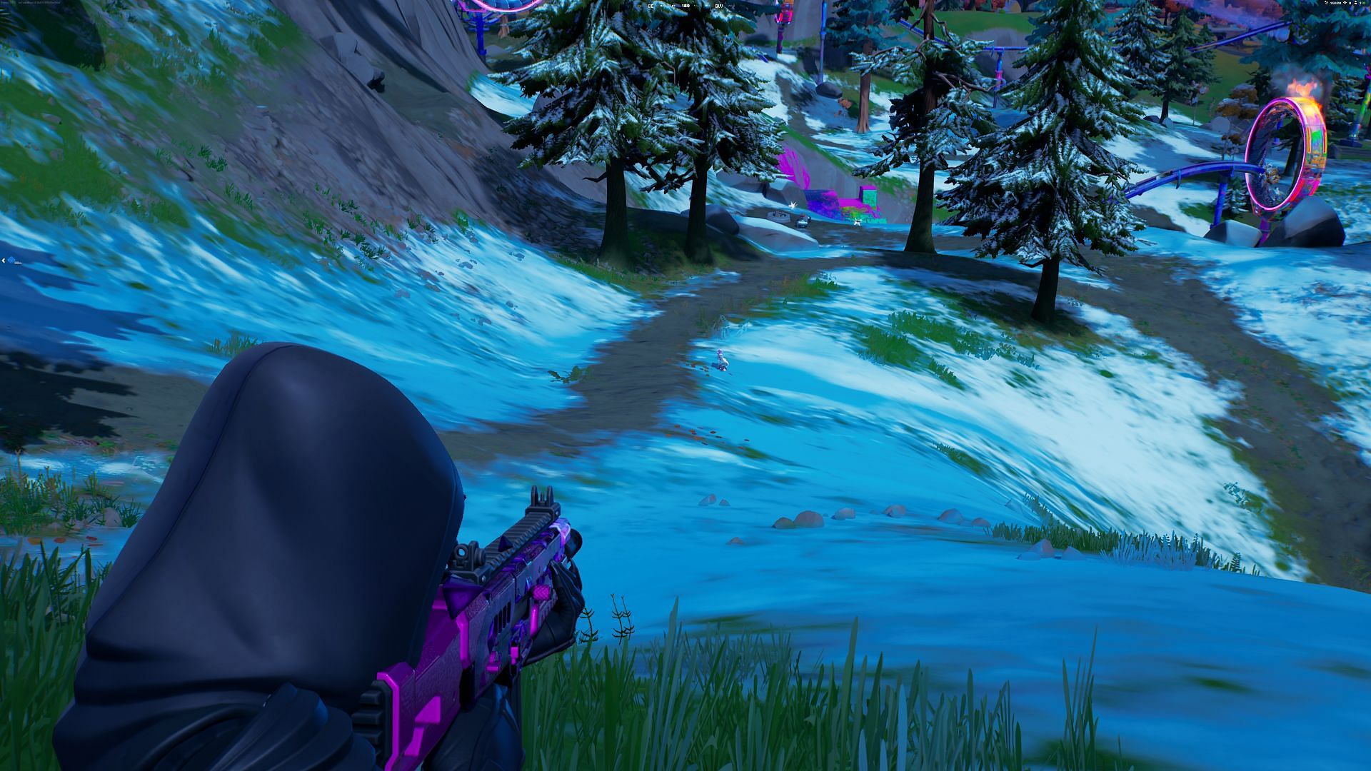 Finding a slope should be easy (Image via Epic Games/Fortnite)