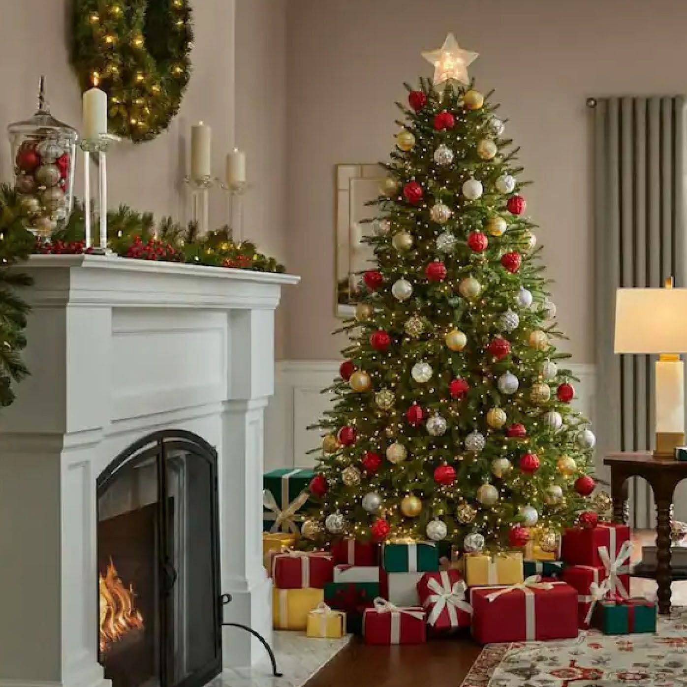 T27 or 7.5 Grand Duchess Balsam First Christmas Tree (image via The Home Depot)