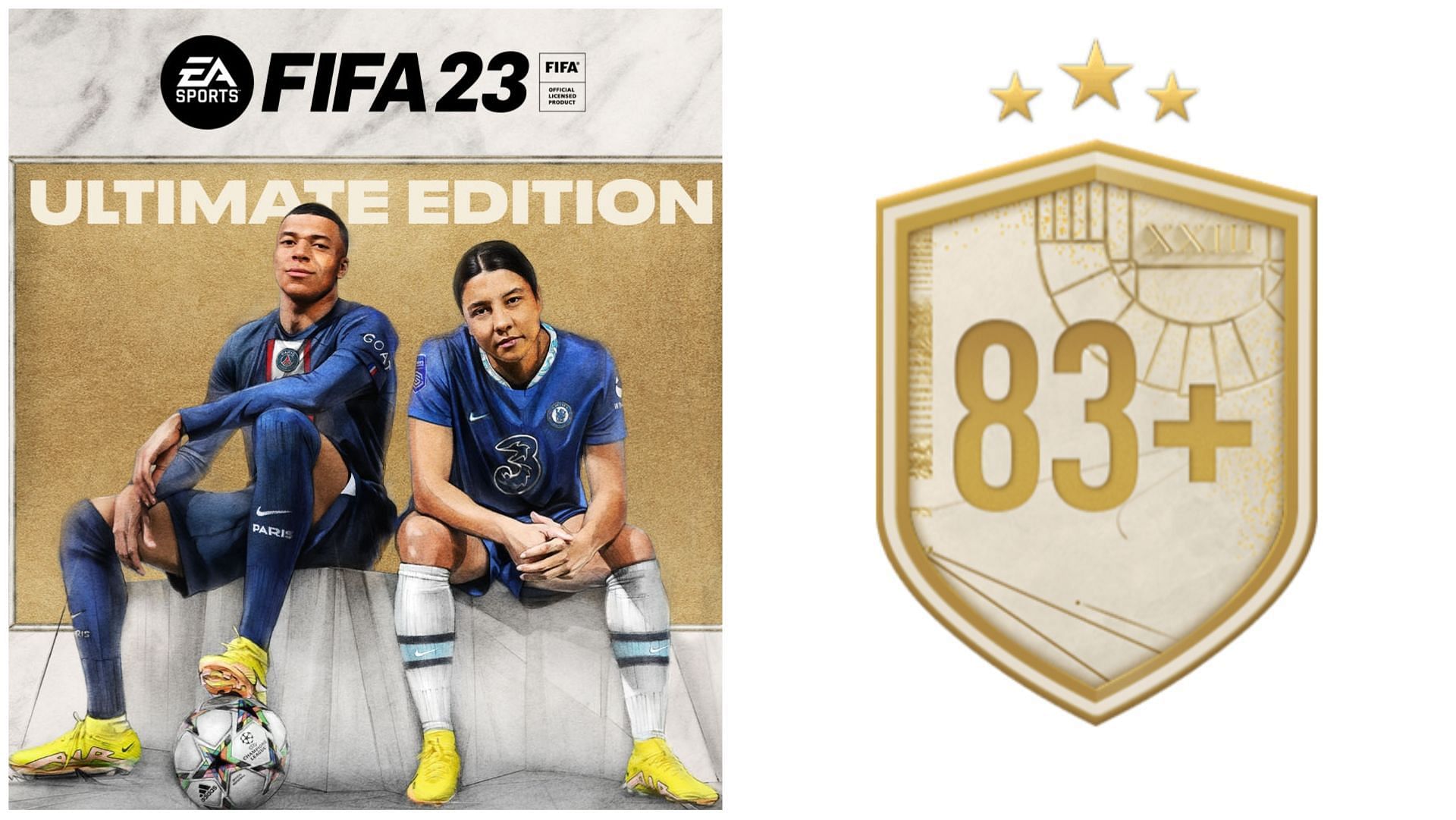 EA Sports has released nation-themed 83+ upgrades in FIFA 23 (Images via EA Sports)