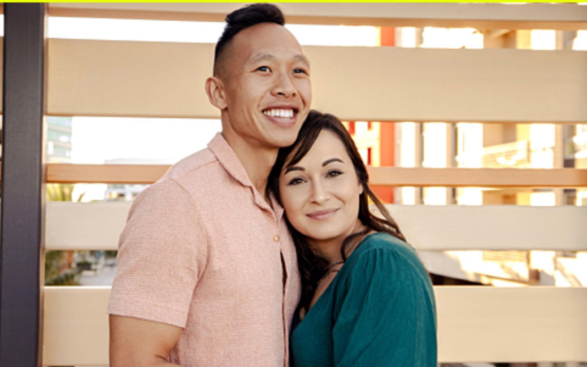 Morgan and Binh were married for just 1 month in the experiment (Image via Lifetime)