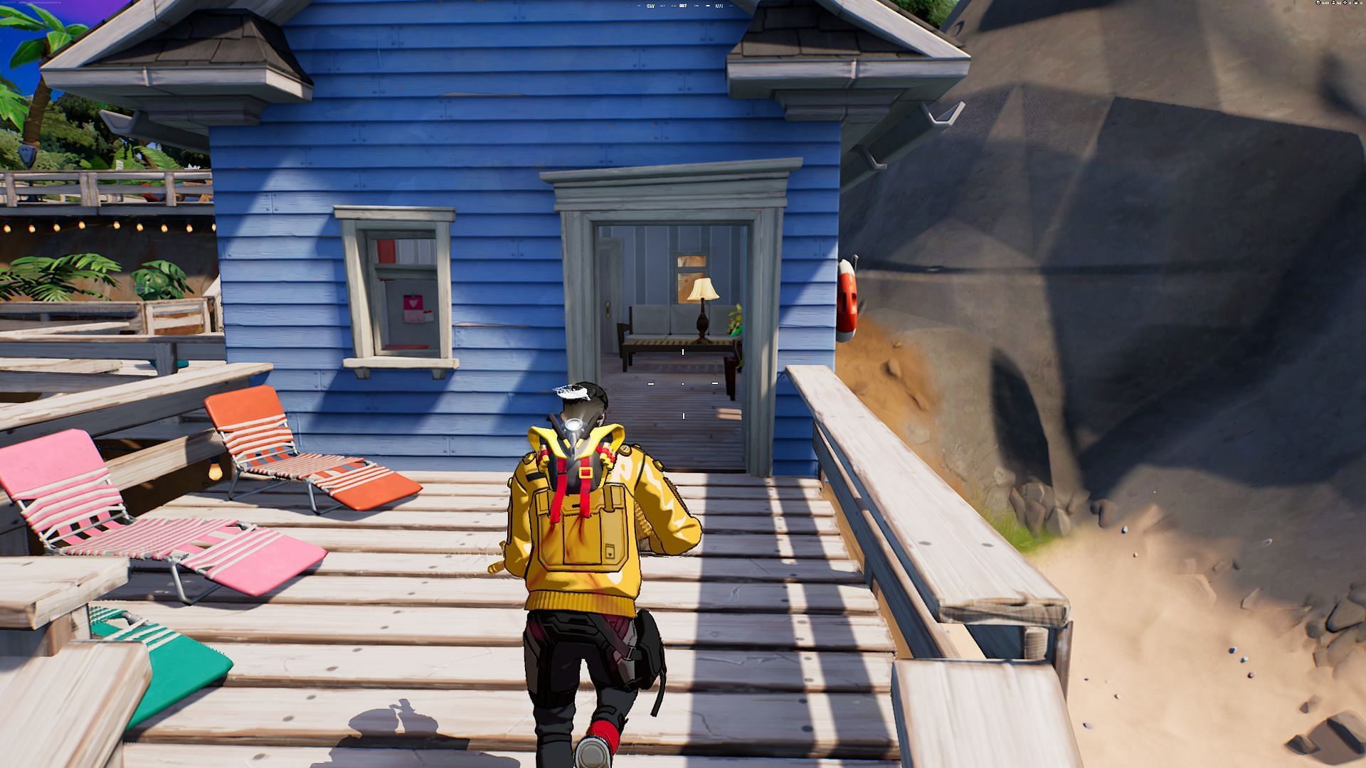 Opening a Safe will take some time (Image via Epic Games/Fortnite)