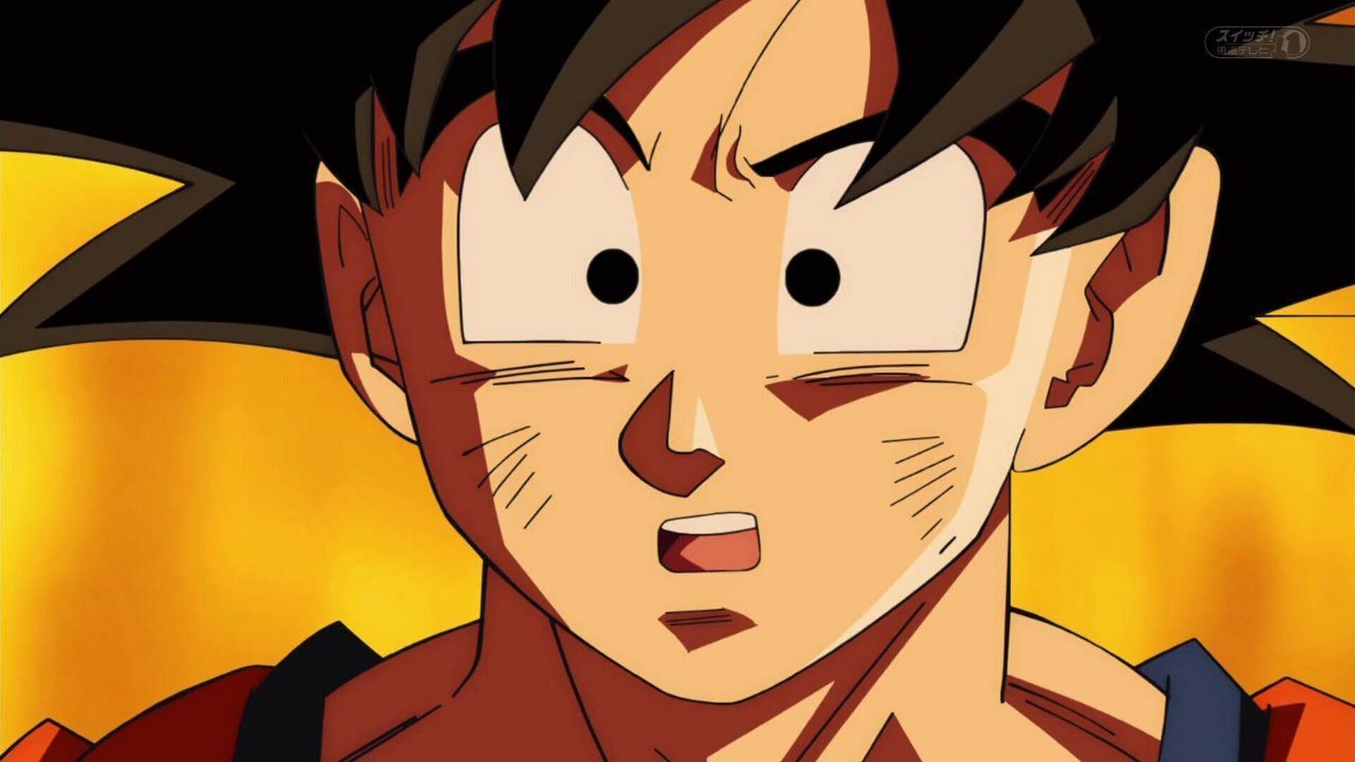 A confused Son Goku (Image via Toei Animation)