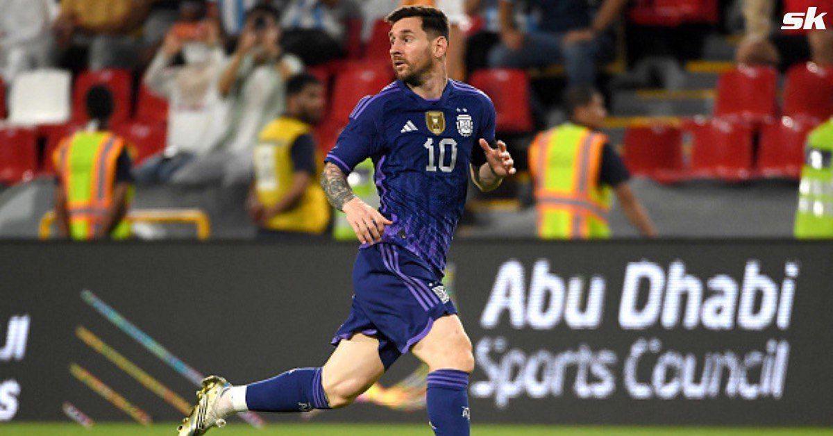 Lionel Messi scored an excellent right-footed goal against UAE