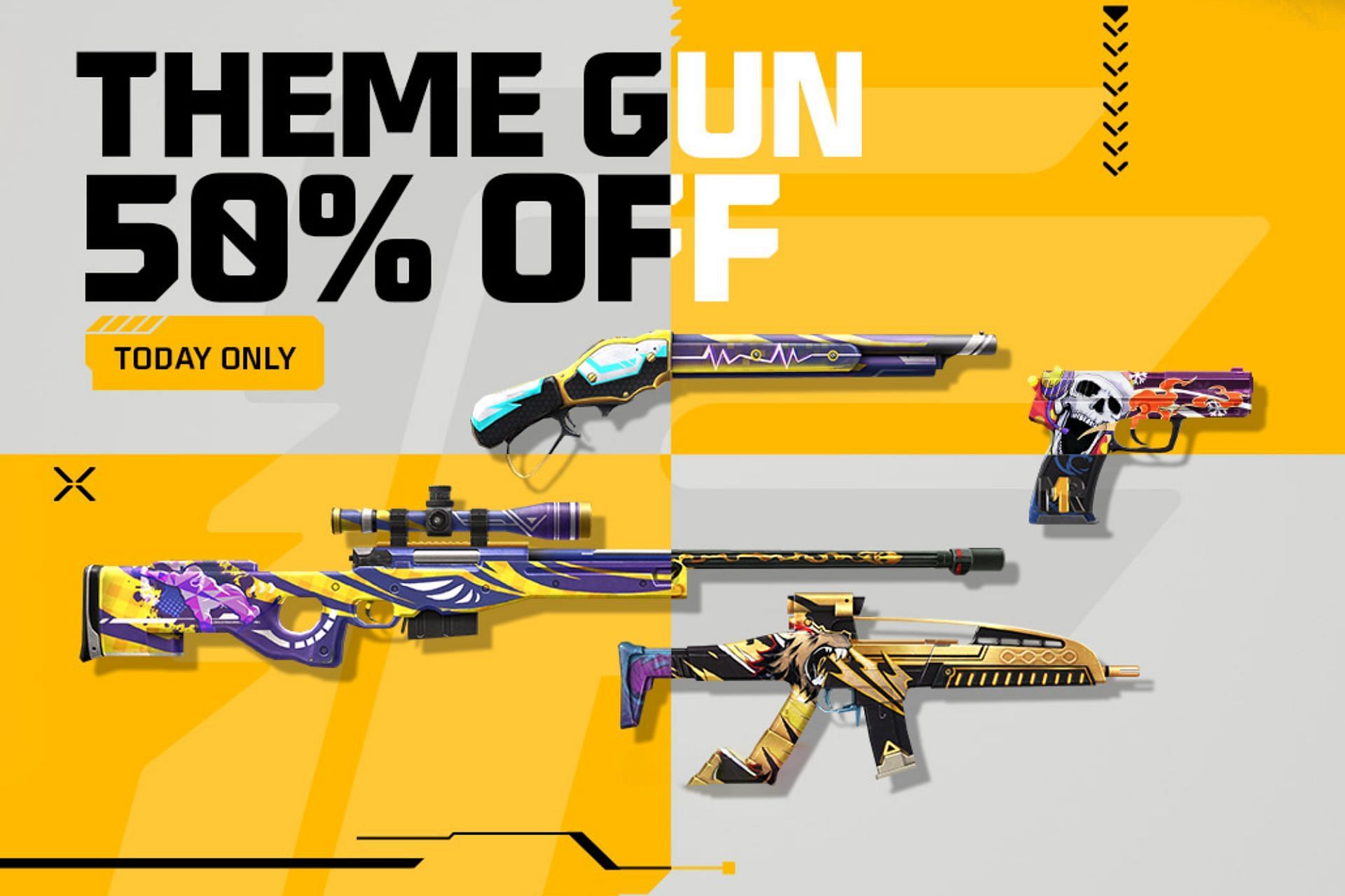 50% discount is applicable on all theme gun boxes (Image via Garena)