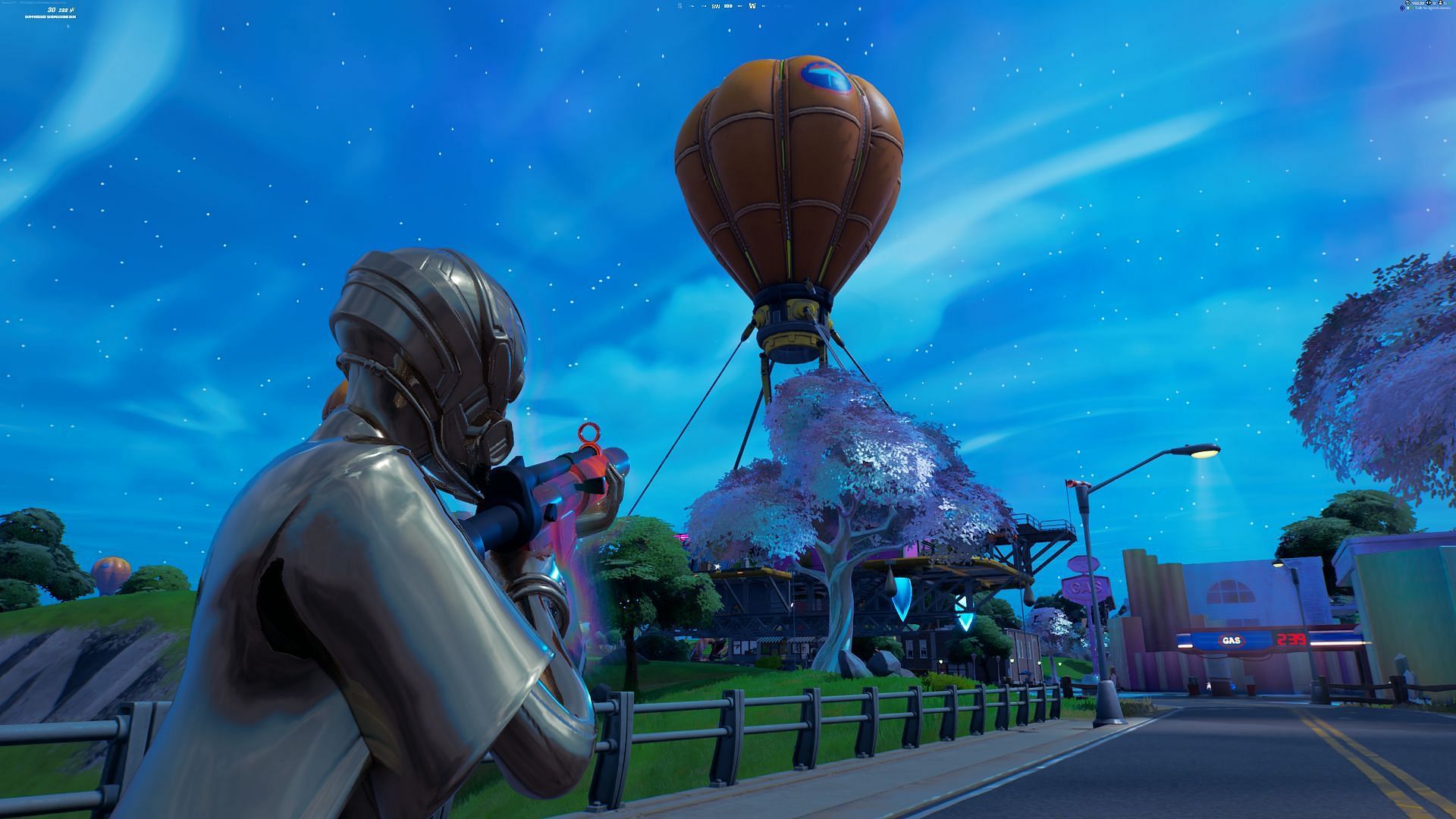 Use a vehicle or balloon for mobility (Image via Epic Games/Fortnite)