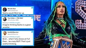 "Sasha would f#ck her up" - Twitterati slams current AEW Champion's chances if they faced Sasha Banks in first-time dream match