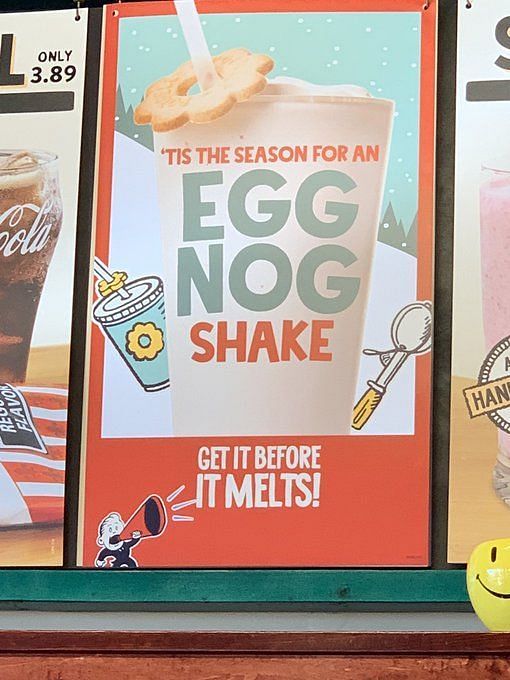 Potbelly Eggnog Shake Ingredients, nutritional facts, price, and other details explored