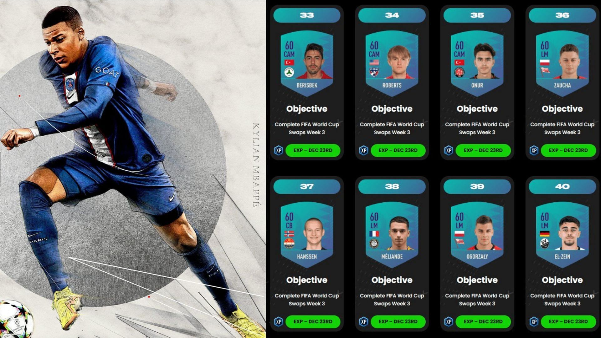 A fresh set of 8 tokens have been released (Images via EA Sports, Twitter/Sahil X)