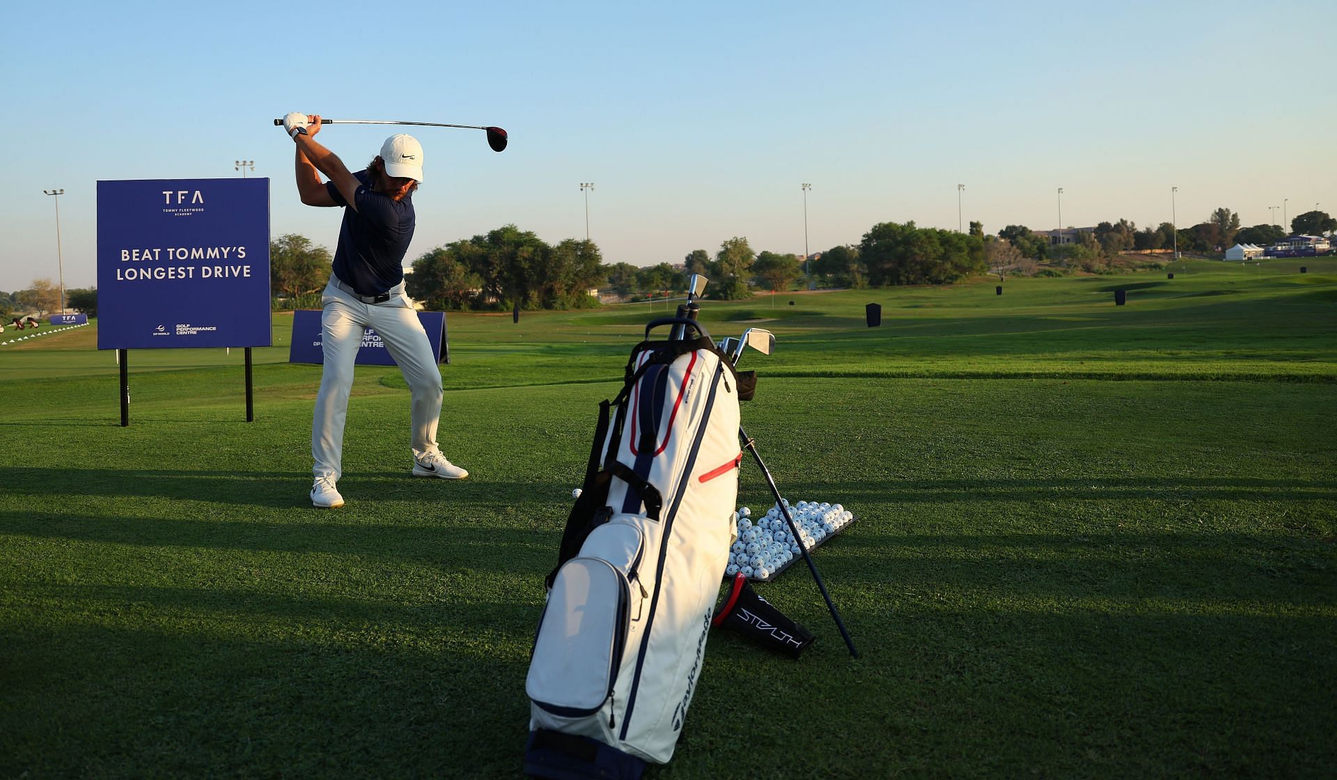 Tommy Fleetwood at the DP World Tour Championship - Previews (Image via Getty Images)