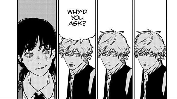 Chainsaw Man chapter 112 has fans fearing for Denji after Asa asks him out