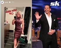 Alex Rodriguez shares glamorous photo of Jaclyn Cordeiro ahead of date night