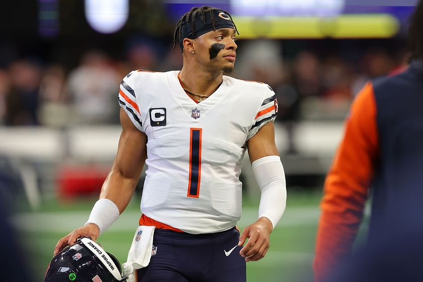 Chicago Bears QB Justin Fields comments on his Atlanta Falcons fandom