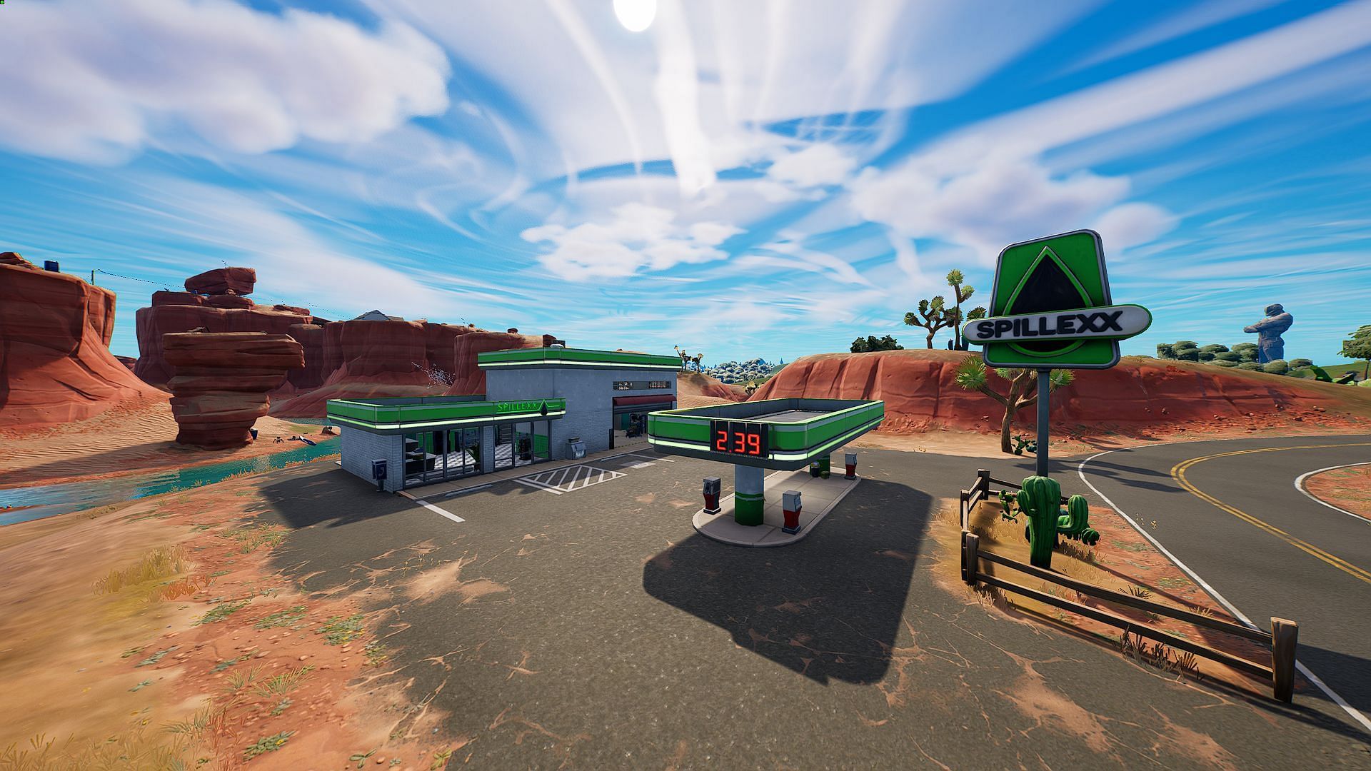 Gas Stations in Fortnite (image via Epic Games)