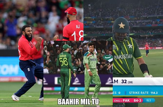 T20 World Cup 2022: Top 10 Babar Azam memes after his sedate knock against England in the final