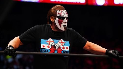 Sting wearing a CM Punk T-shirt