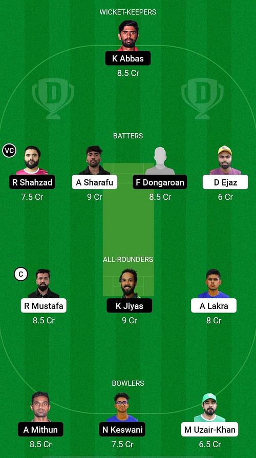 FM vs ACE Dream11 Prediction - CBFS T-10 League