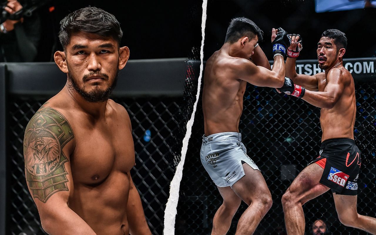 Aung La N Sang (Left) gave his take on the recent lightweight title fight