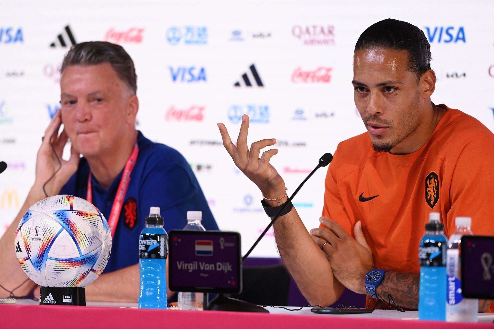 Netherlands Press Conference - FIFA World Cup Qatar 2022