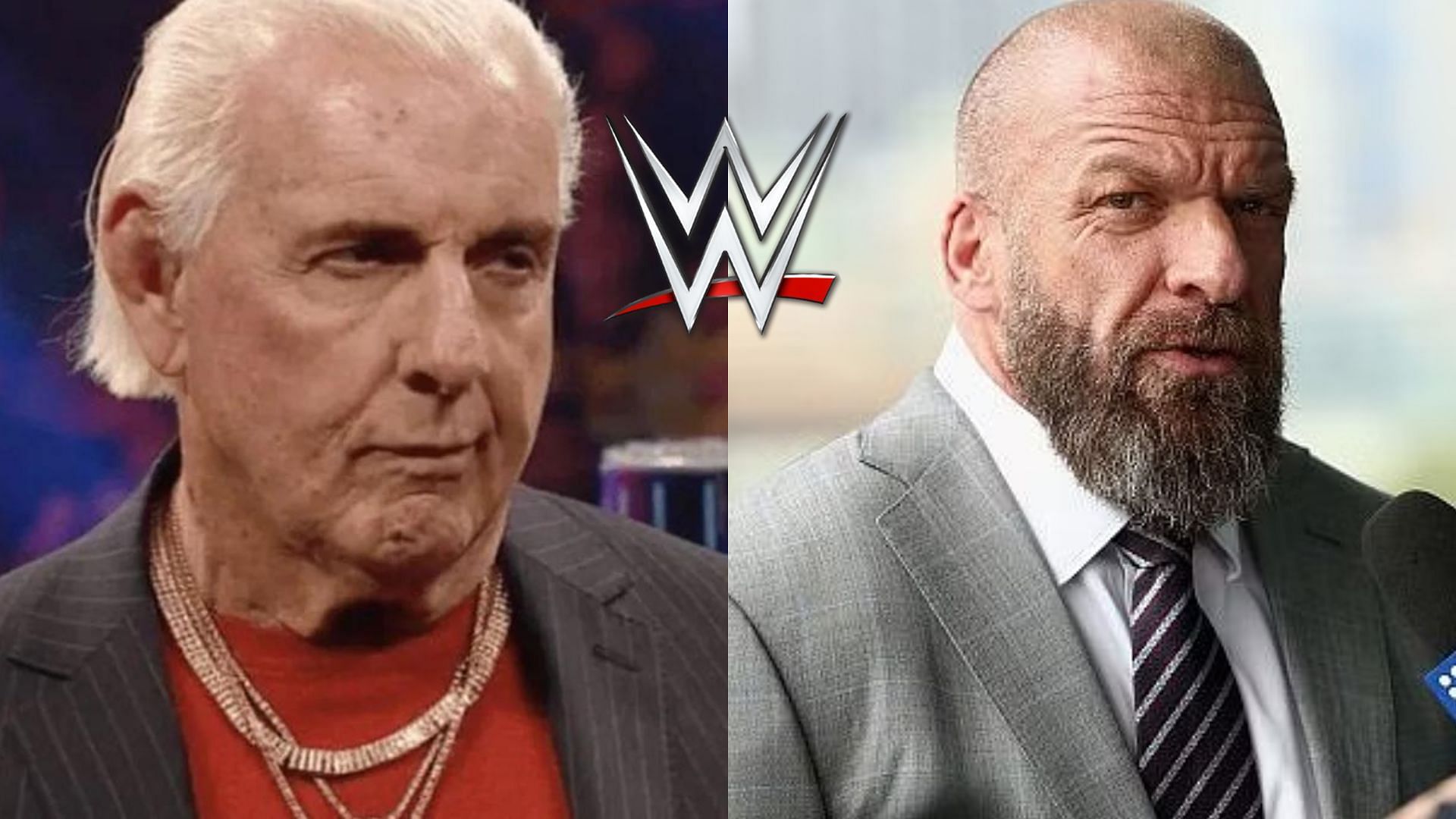 Ric Flair (left) Triple H (right)