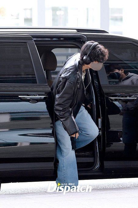 BTS' V brings back his 'brilliant' leather bag with airport OOTD that costs  as much as a car at Rs 38 lakh, Korean News