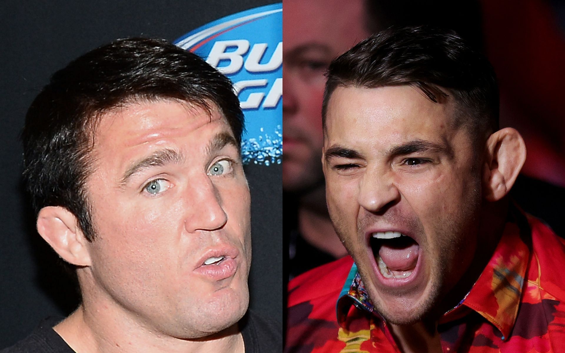 Chael Sonnen (Left), Dustin Poirier (Right) [Image courtesy: Getty]