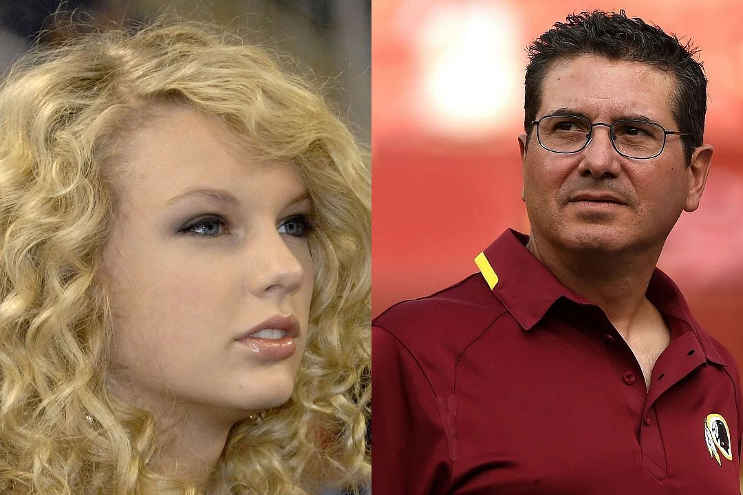 Taylor Swift and Commanders Dan Snyder