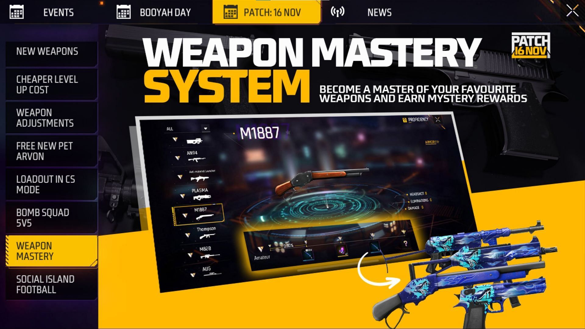 Weapon Mastery (Image via Garena)