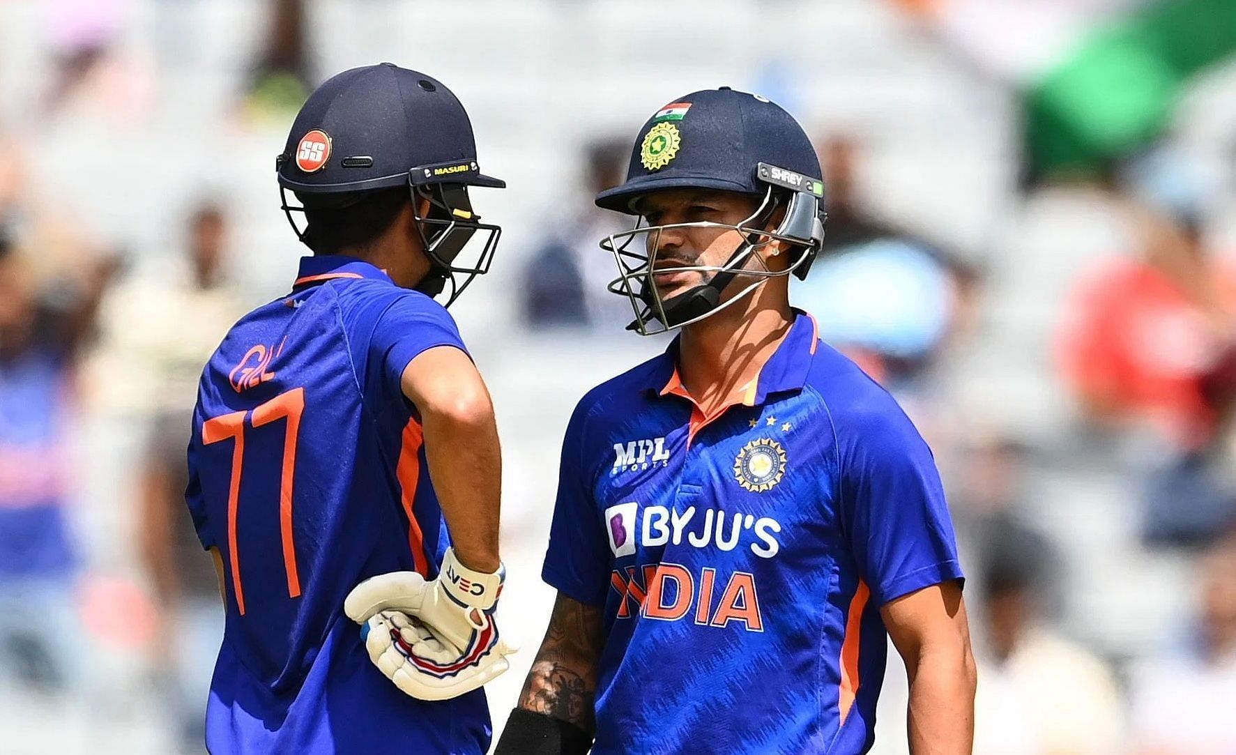 Team India openers Shubman Gill (left) and Shikhar Dhawan. Pic: Getty Images