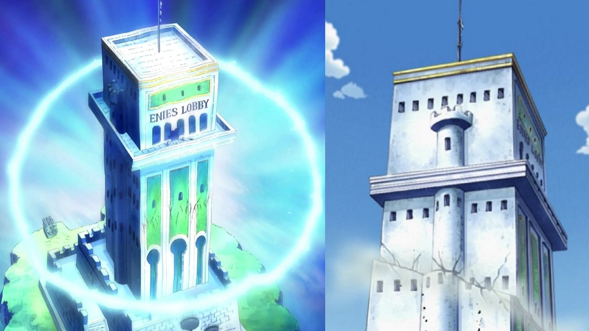 Despite a small gap between their Doriki, there is a remarkable gap in overall power between Kaku and Jabra (Image via Toei Animation, One Piece)