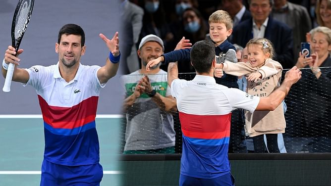Novak Djokovic on having wife and kids courtside at ATP Finals: "One of the biggest motivational factors that I have right now"