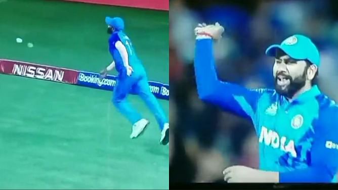 [Watch] Rohit Sharma loses his cool as Mohammed Shami's overthrow gifts 2 runs to England in T20 World Cup 2022 semifinal