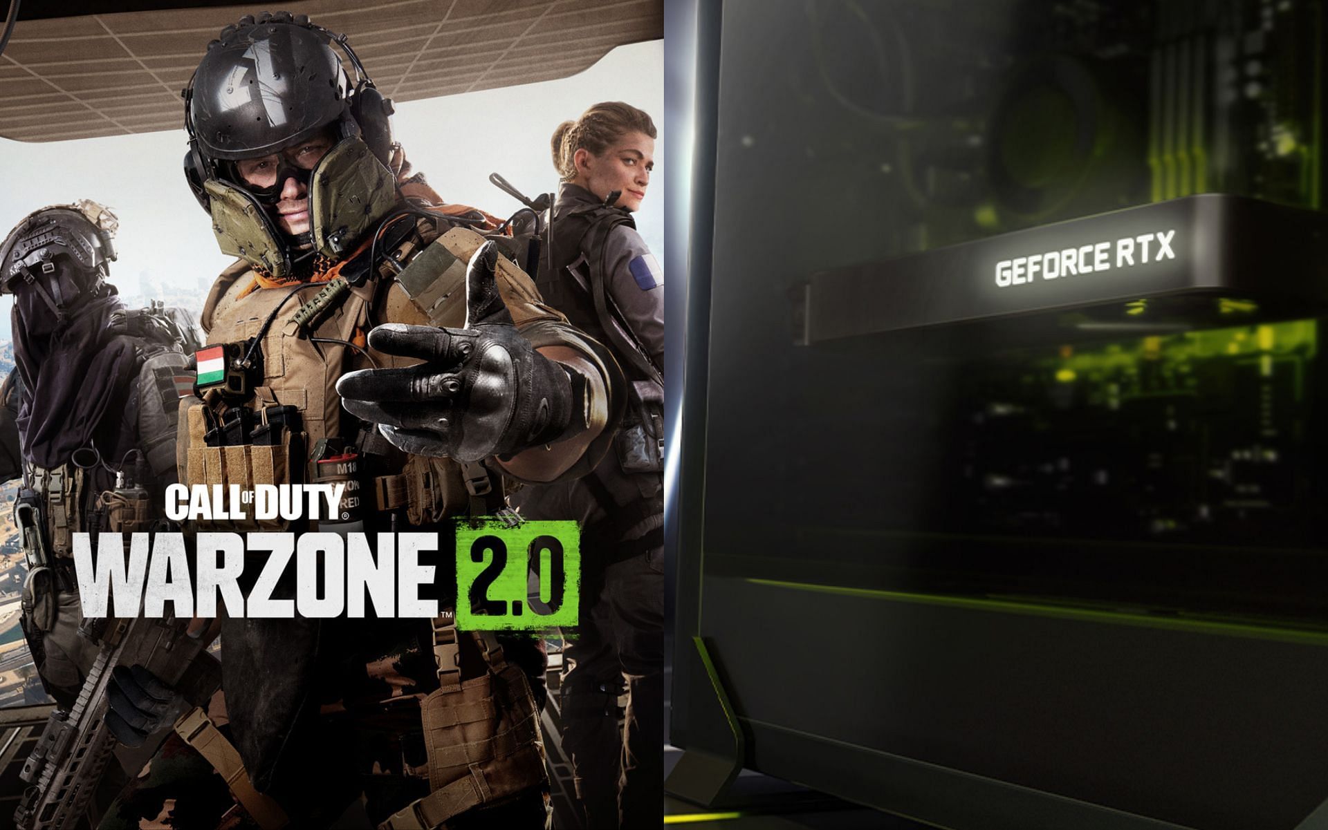Best graphics settings for Warzone 2 for the RTX 3050 (Image via Activision and Nvidia)