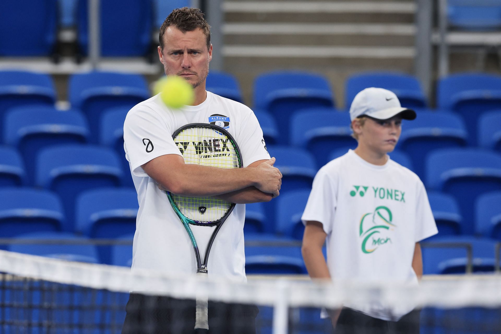 Cruz Hewitt, son of Lleyton Hewitt, is developing his tennis career
