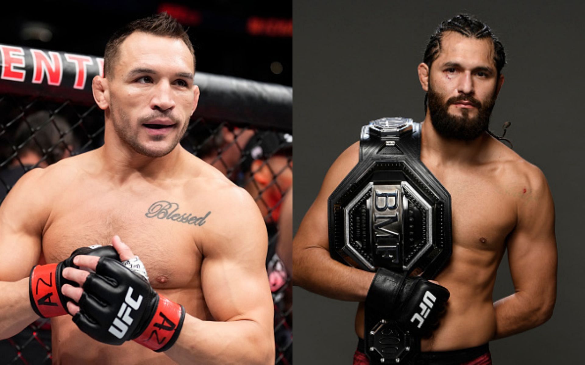 Michael Chandler (Left) and Jorge Masvidal (Right)(Images via Getty)