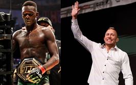"I learnt a lot from him"- Israel Adesanya shares the wisdom he got from UFC Hall of Famer Georges St-Pierre