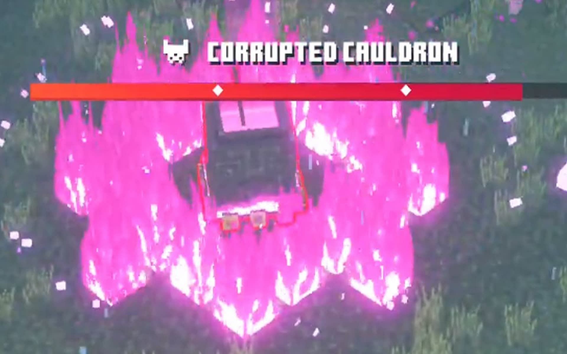 The Corrupted Cauldron can be a challenging boss (Image via YouTube/Boss Fighter)