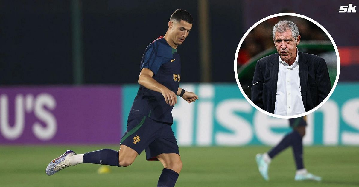 Portugal manager Fernando Santos and striker Cristiano Ronaldo