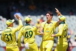 Why is Pat Cummins not playing today's 2nd ODI between Australia and England?
